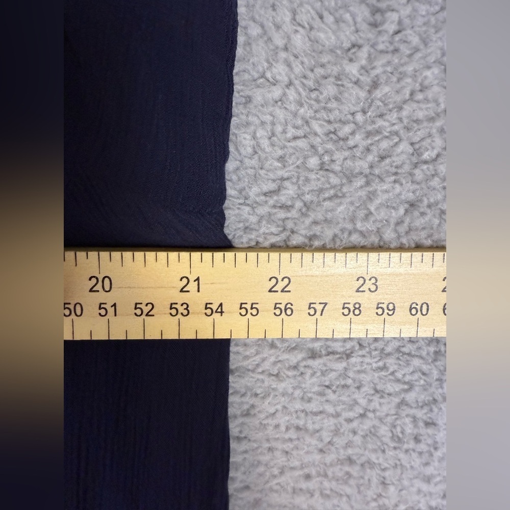 Banana republic navy peasant dress lined size large preowned - Picture 7 of 8